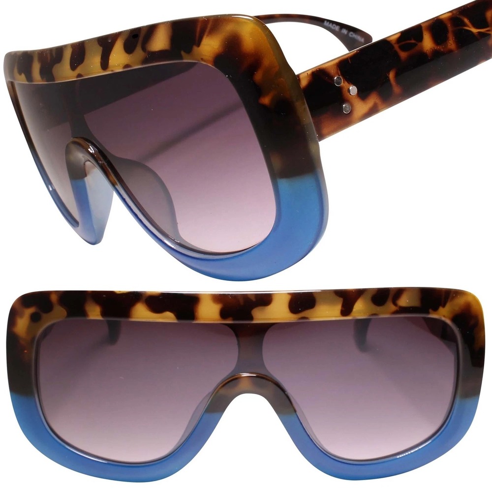 Women Retro‎ Vintage 80S PUNK Designer Oversized Sunglasses Eye Glasses Eyewear